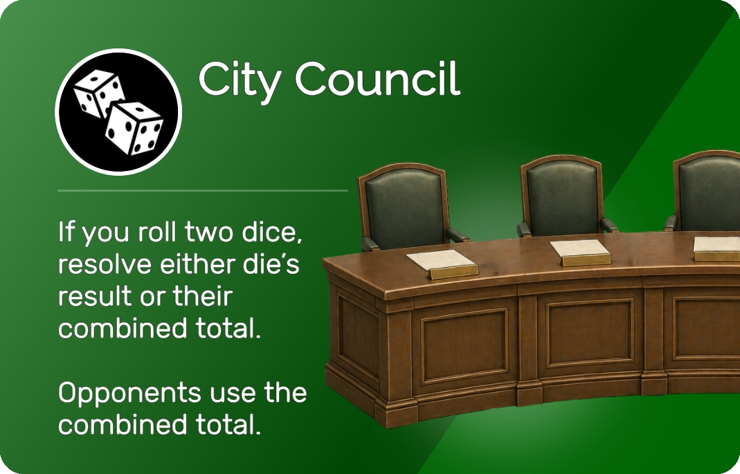 City Council card