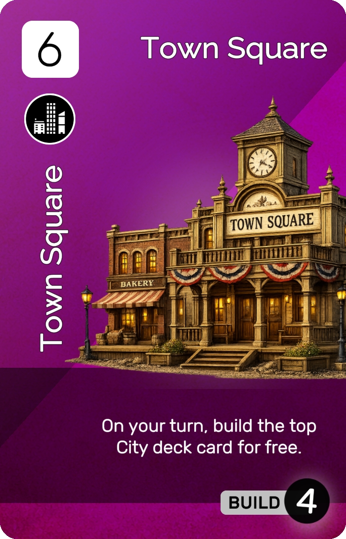 Town Square card
