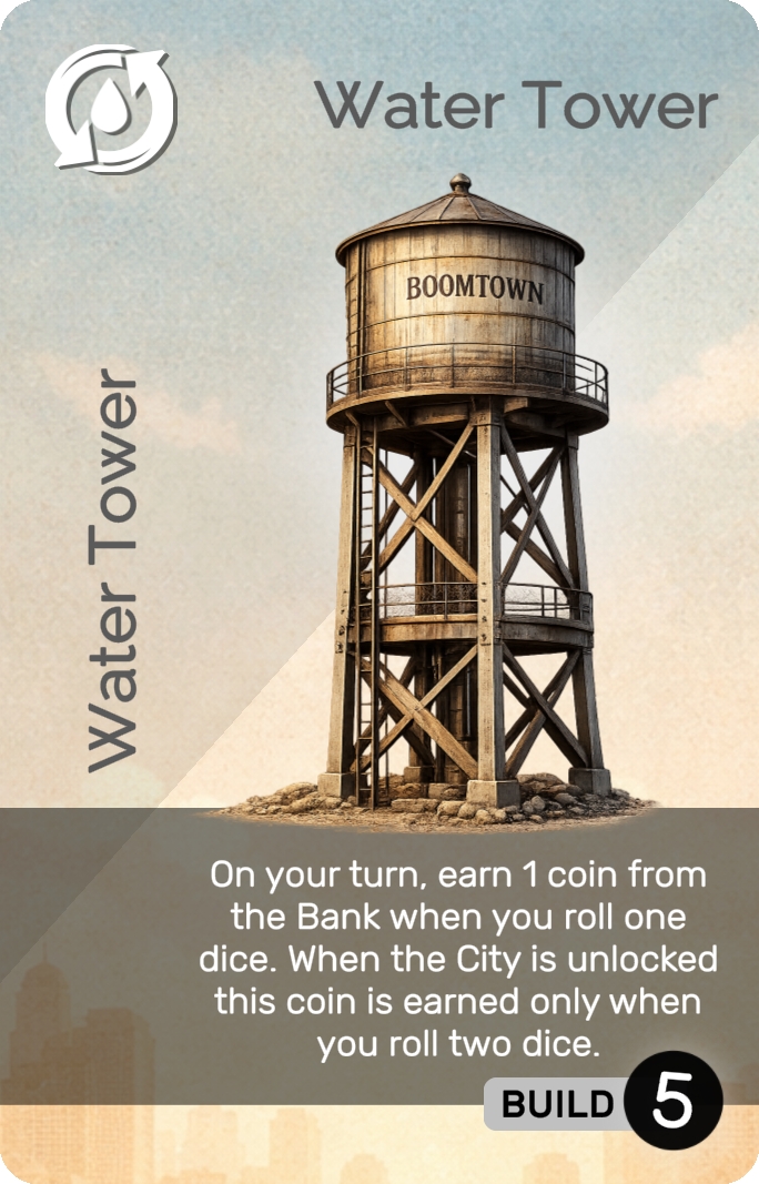 Water Tower card